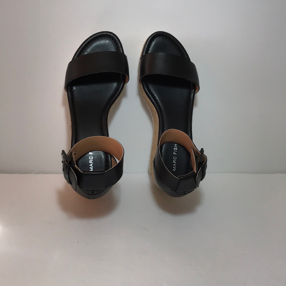 Marc Fisher Zako Leather Espadrille Sandals - Picture 5 of 8